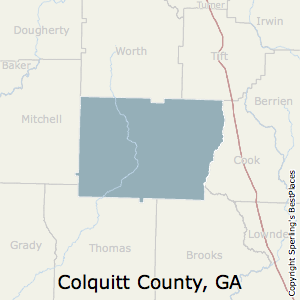 county colquitt georgia maps